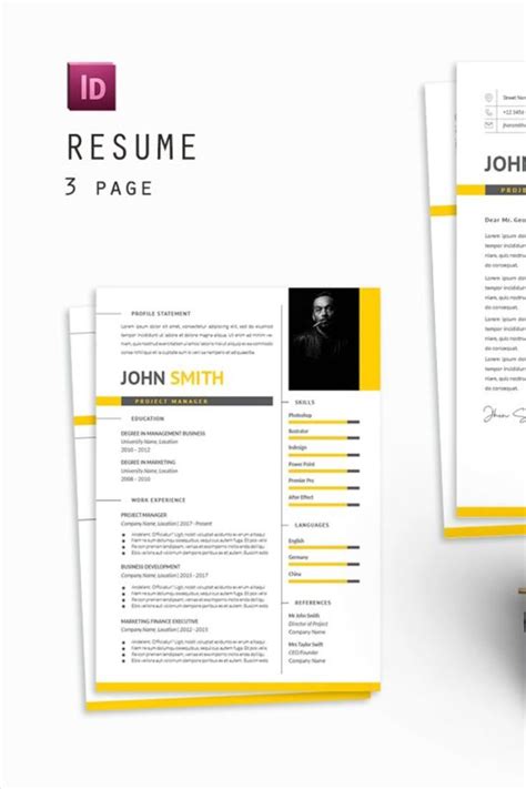 Name, address, mobile phone number, email address, social media platforms or other relevant links, such as a website. John Smith Resume Designer in 2020 | Resume, Design, John ...