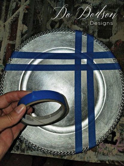 Diy Chalkboard Charger Plates Charger Plate Crafts Diy Dollar Store