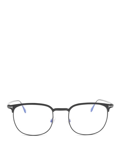 Glasses Tom Ford Black Thin Frame Eyeglasses Ft5549b002
