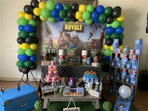 You can shop by theme, by color, by occasion and more. Fortnite Party | Kids party inspiration, Birthday party ...