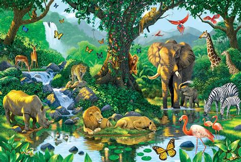 Large Wall Murals Wall Mural Decals Mural Art Wall Sticker Jungle