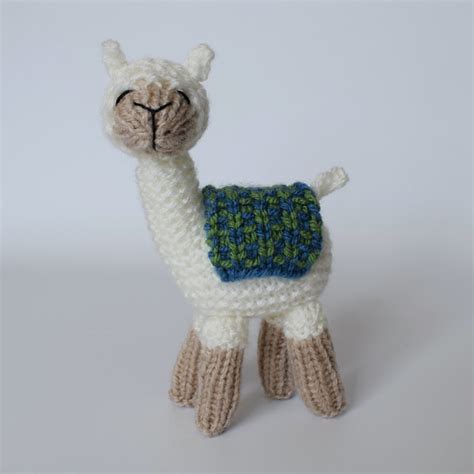 Knitting Pattern For Toy Animal Llama 10 In Height Haus And Garten En6617074