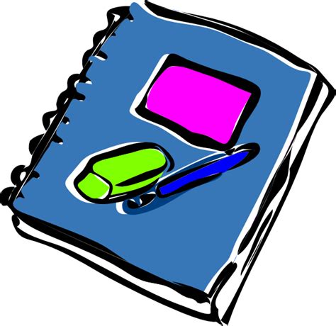 Notebook Clip Art At Vector Clip Art Online Royalty Free