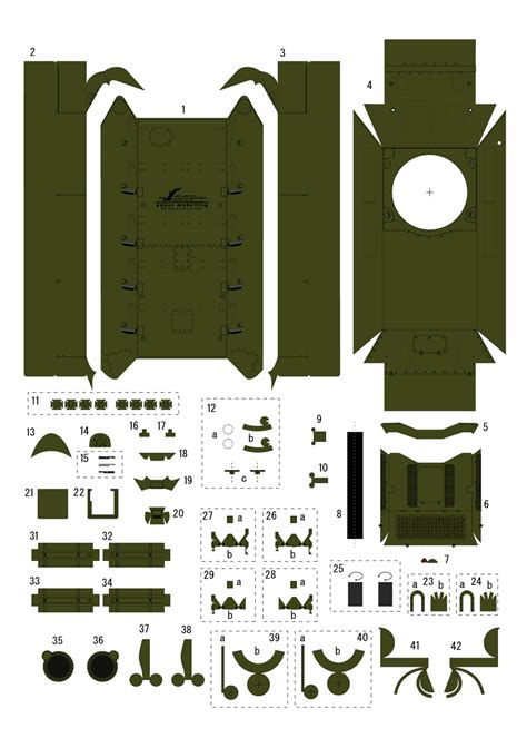 Printable Paper Model Cut Outs Templates
