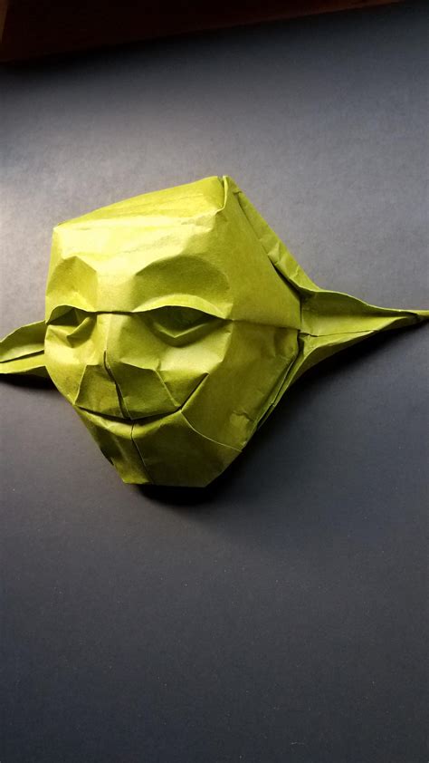Origami Yoda Mask Designed By Me Using Techniques From Jacksons
