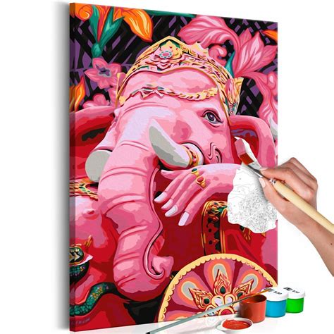 Tableau à Peindre Ganesha Artgeist Jaune