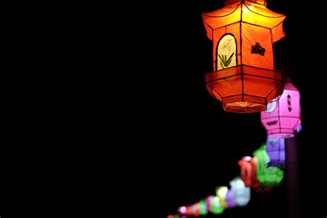 Lantern Chinese Lantern Light And Night 4k Hd Wallpaper