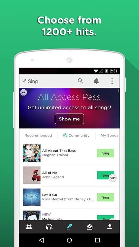 Find your voice no matter what kind of singer you are, you can sound amazing on smule. Sing! Karaoke by Smule APK Free Android App download - Appraw