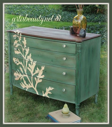 A Dresser Makeover With Paint And Nail Head Trim Furniture Makeover