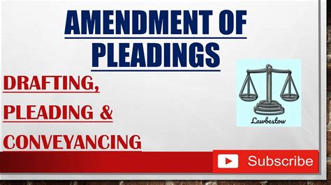 Amendment Of Pleadings In Hindi Drafting Pleading And Conveyancing Law Judiciary Cpc
