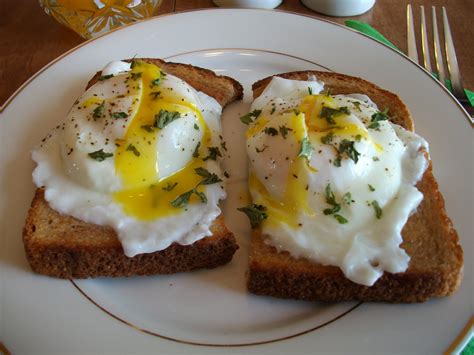 Domestic Goddesss Recipe Box Poached Eggs On Toast