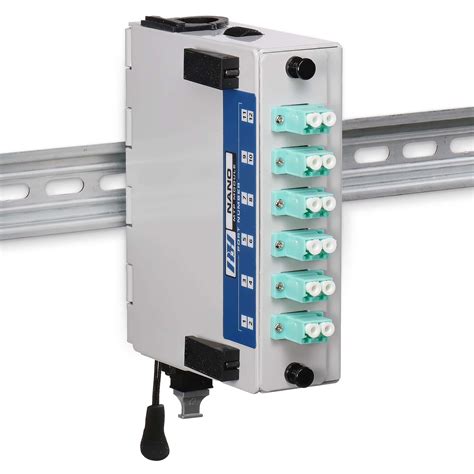 Fiber Optic Patch Panel Din Rail Or Wall Mount With St Sc And Lc