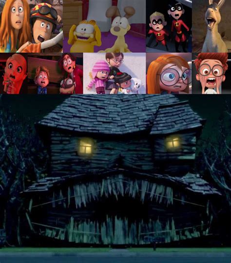 Monster Houses Scares The Group By Darkmoonanimation On Deviantart