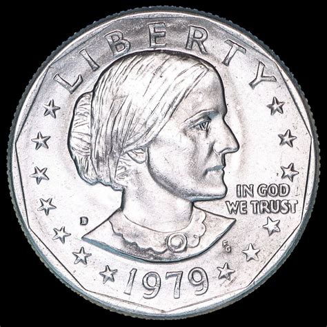 Anthony dollars are easy to find in even the higher grades. 1979 D Susan B Anthony Dollar US Mint Coin "Brilliant ...