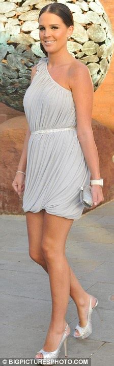 Danielle Lloyd Is Oh So Demure In A Gorgeous Goddess Dress At Liverpool