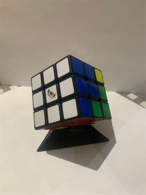 Rubiks Cube Stand Black 3d Printedstand Only Etsy