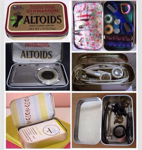 💞💞 Alternate Uses Of Altoid Boxes 💞💞 Mini Sewing Kit Crafts Altered