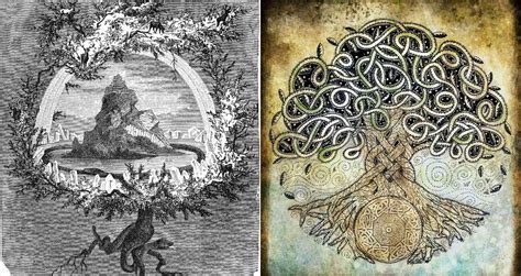 Yggdrasil The Sacred Tree Of Life From Norse Mythology