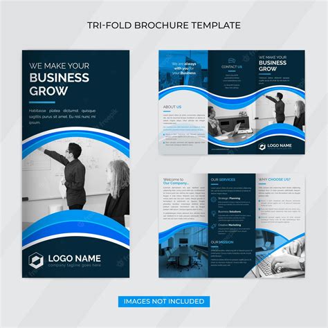 Premium Vector Creative Corporate Business Trifold Brochure Template