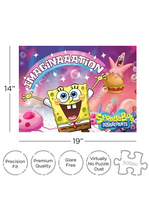 Spongebob 500 Piece Imaginaaation Puzzle
