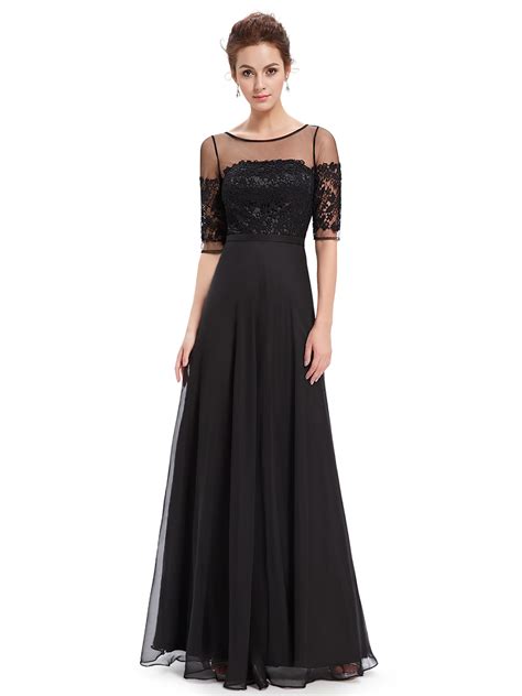 Ever Pretty Lace Long Chiffon Bridesmaid Dress Formal Evening Party