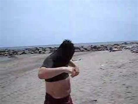 Sasho Stripping At The Beach YouTube