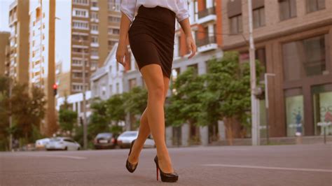 Close Up Female Legs Walking Along Sidewalk Stock Footage Sbv 326349809 Storyblocks