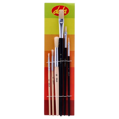 Dala 577504 Paint Brush Set 6 Piece Hobby Paint And Brushes Hobbies