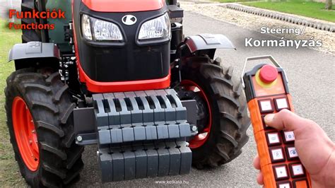 Kubota M8540n Távirányítóval With Remote Control Youtube