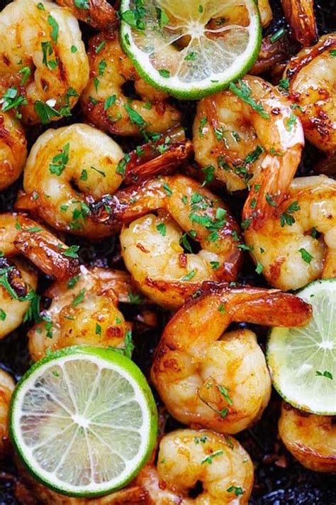 La Délicieuse Recette des Crevettes à l Ail au Miel et au Citron