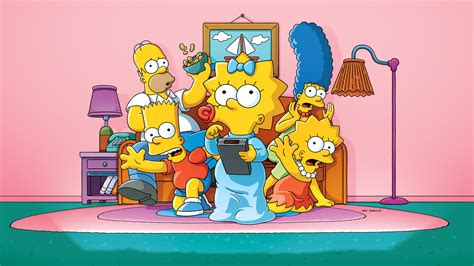 Download Maggie Simpson Lisa Simpson Bart Simpson Marge Simpson Homer Simpson Tv Show The