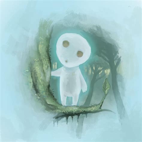I Painted A Forest Spirit Ghibli