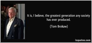 Thomas john tom brokaw is an american television journalist and author best known as the anchor and managing editor of nbc nightly news from 1982. Tom Brokaw Quotes. QuotesGram