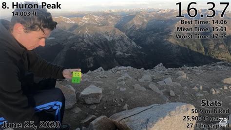 Can We All Just Appreciate How Z3 Cubing Climbed The 100 Highest Peaks