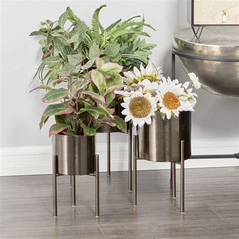 Tall Outdoor Metal Planters