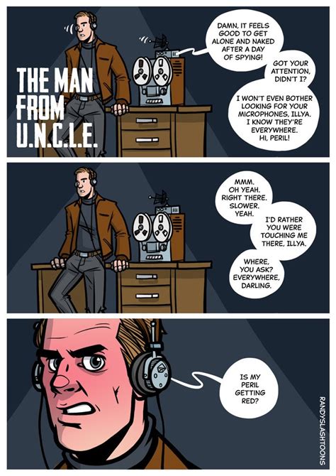 Eng Randy Meeks Randyslashtoons The Man From Uncle Napoleon Solo X Ilya Kuryakin