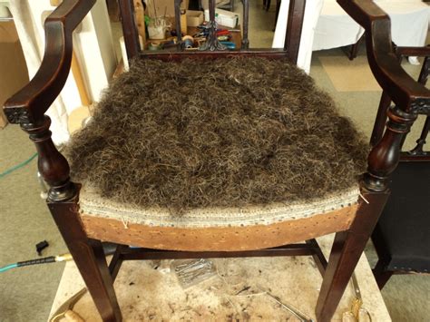 Upholstery fabrics with horsehair as weft has primarily been used by the wealthier classes, and the same went for stiffening fabrics as in mens also, navajo pottery has used horse hair for decoration for many years. Horsehair fabric Armchair - Eaton Hill Upholstery