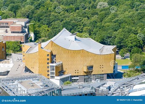 Aerial View On The Berliner Philharmonie A Concert Hall Editorial