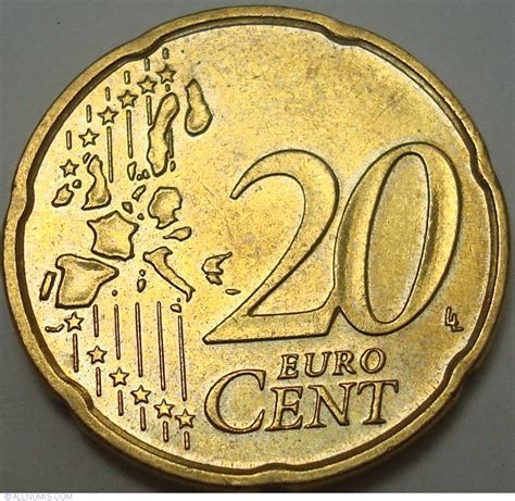 20 Euro Cenţi 2006 F Euro 2002 Prezent Germania Monedă 29177