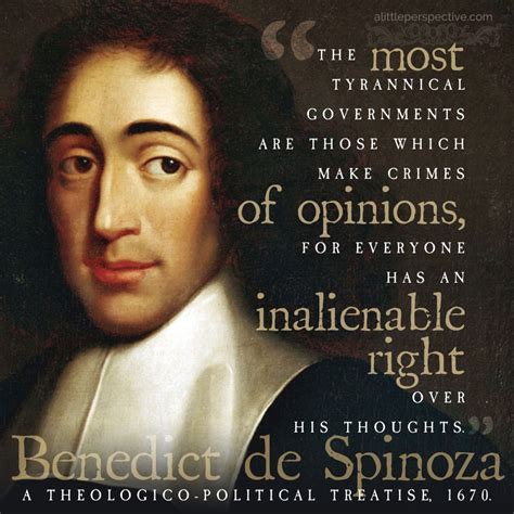 Benedict De Spinoza On Tyranny