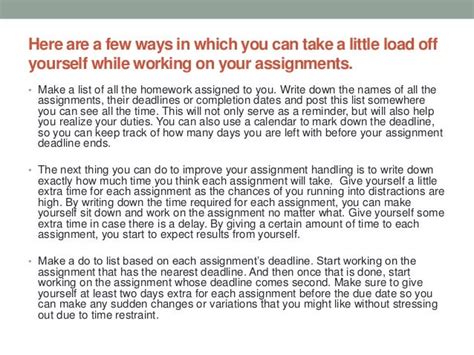 Assignment Writing How To Handle Multiple Assignments And Deadlines2