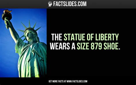 23 Facts About The Statue Of Liberty ←factslides→ Statue Of Liberty