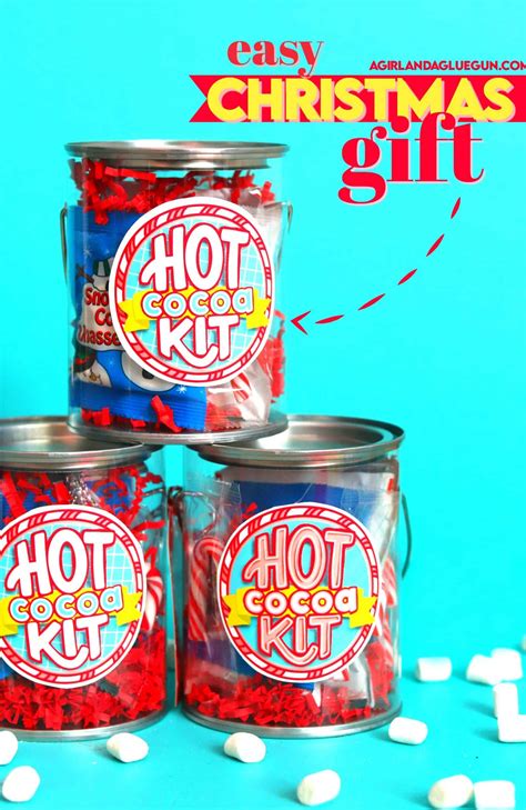 Hot Cocoa Kit Easy Christmas T A Girl And A Glue Gun