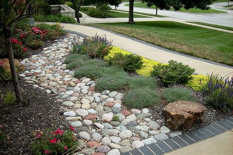 Nice 110 Awesome Dry River Bed Landscaping Design Ideas