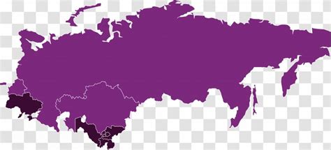 Europe Russia Blank Map Mapa Polityczna Transparent PNG