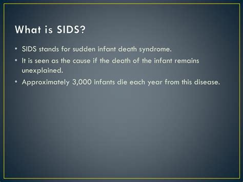 PPT - SIDS PowerPoint Presentation, free download - ID:3172932