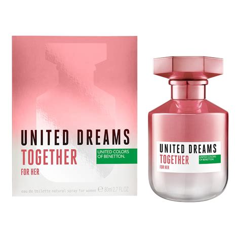 Perfume Benetton United Dreams Together For Her Feminino Edt 80ml