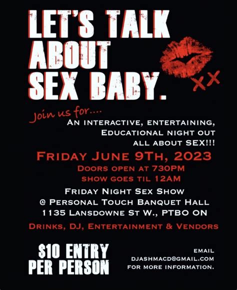 Let S Talk About Sex Baby Personal Touch Banquet Hall