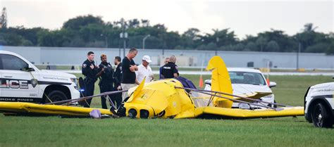 Banner Tow Plane Crashes At Broward Airport