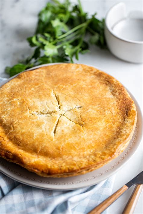The inspiration for this simple soup recipe obviously came but instead, we enjoyed some slices of hearty bread and this incredible creamy, flavorful soup! Homemade Chicken Pot Pie | The Heart of Michelle